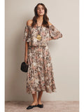Farrah Floral Midi Skirt