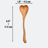 Heart-Shaped Wooden Spoon