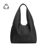 Melie Bianco Farrow Black Recycled Vegan Tote Bag