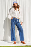 Eve Eyelet Drawstring Top