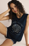 Z Supply Sunrise Muscle Tank Eclipse