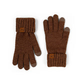 Britt's Brown Knit Gloves