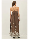 Delany Strappy Floral lMaxi