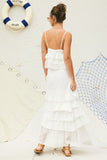 St Tropez Eyelet Maxi Skirt
