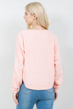 Dreamy Boatneck Sweater Soft coral