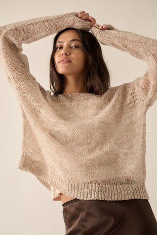 Mia Layered Cami Knit Sweater