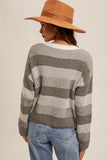 Caroline Striped Sweater natural