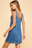 Denim Shift Mini Dress
