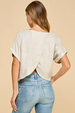Sidney Tulip Back Top