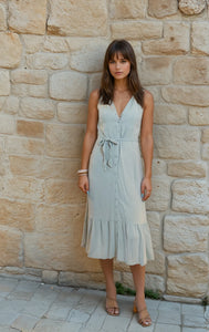 Lovestitch Monroe Midi Linen Dress