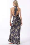 Monroe Halter Maxi Dress
