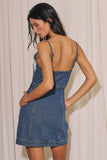 Lilly Lace Denim Dress