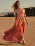 Olivia Ombre Halter Maxi Dress