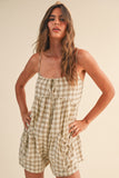 Summer Days Plaid Romper