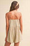 Summer Days Plaid Romper