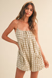 Summer Days Plaid Romper