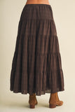 Tara Tiered Maxi Skirt