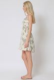 Haily Halter Smocked Mini Dress