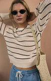 Z Supply Kit Stripe Crochet Sweater