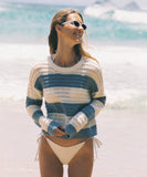 Z Supply Bonaparte Stripe Crochet Sweater