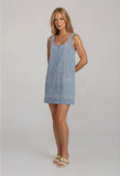 Lydia stitch denim dress