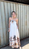 Palm Beach Pleated Dress