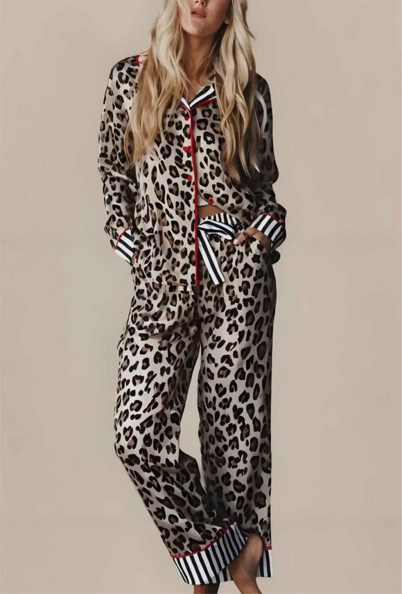 Leopard Print Pajamas