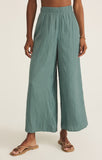Z Supply Sunset Satin Pant in Sea Pine