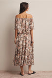 Farrah Floral Midi Skirt