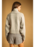 Samantha Sweater Jacket with Removable Tie Shawl