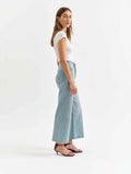 Daze Valley Girl Wide Leg Ankle Jeans in romcom