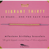 Milestone Birthday Bracelet