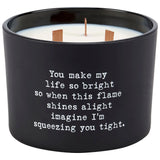 Squeezing You Tight Poetry Candle
