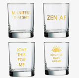 Love This For Me Rocks Glass
