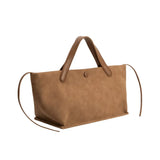 Jill Tan Suede Tote Bag