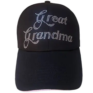 "Great Grandma" Bedazzled Hat