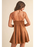 Suzie Suede Mini Dress