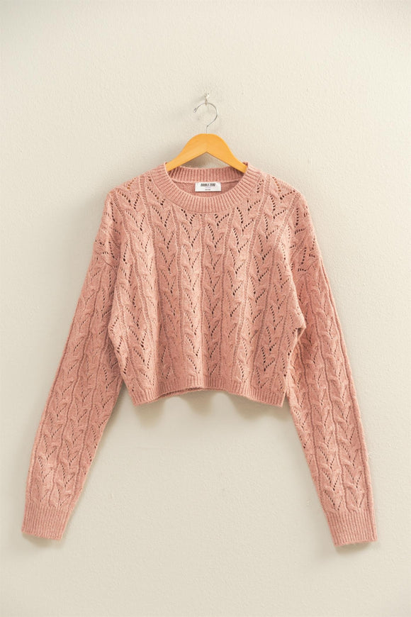 Pink Frost Sweater