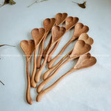 Heart-Shaped Wooden Spoon