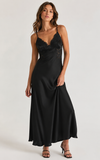 Heidi Midi Black Dress