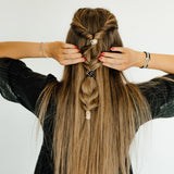 "Inspire Flower Accent Hair Tie Bracelets