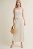 Handkerchief Hem Top Dress
