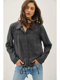 Dezi  Button Up Blouson Style Jacket