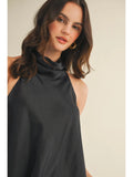 Scarlett Satin Halter Top