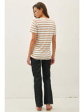 Toffee Striped T-Shirt
