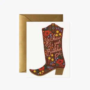 Yee Haw Birthday Card