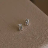 Silver Axel Earrings