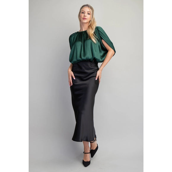 Classic Satin Skirt