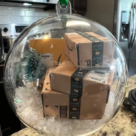 Amazon Mini Packages Ornament