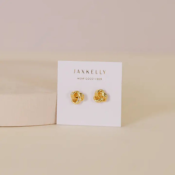 Jax Kelly Petite Gold Knot Earring